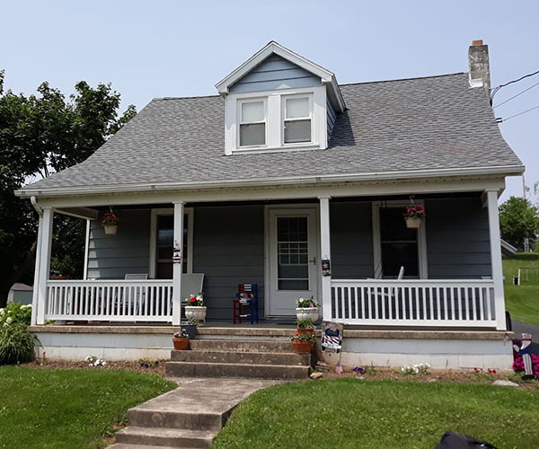 Front View Of A Home R. L. Addlesberger Roofing Worked On